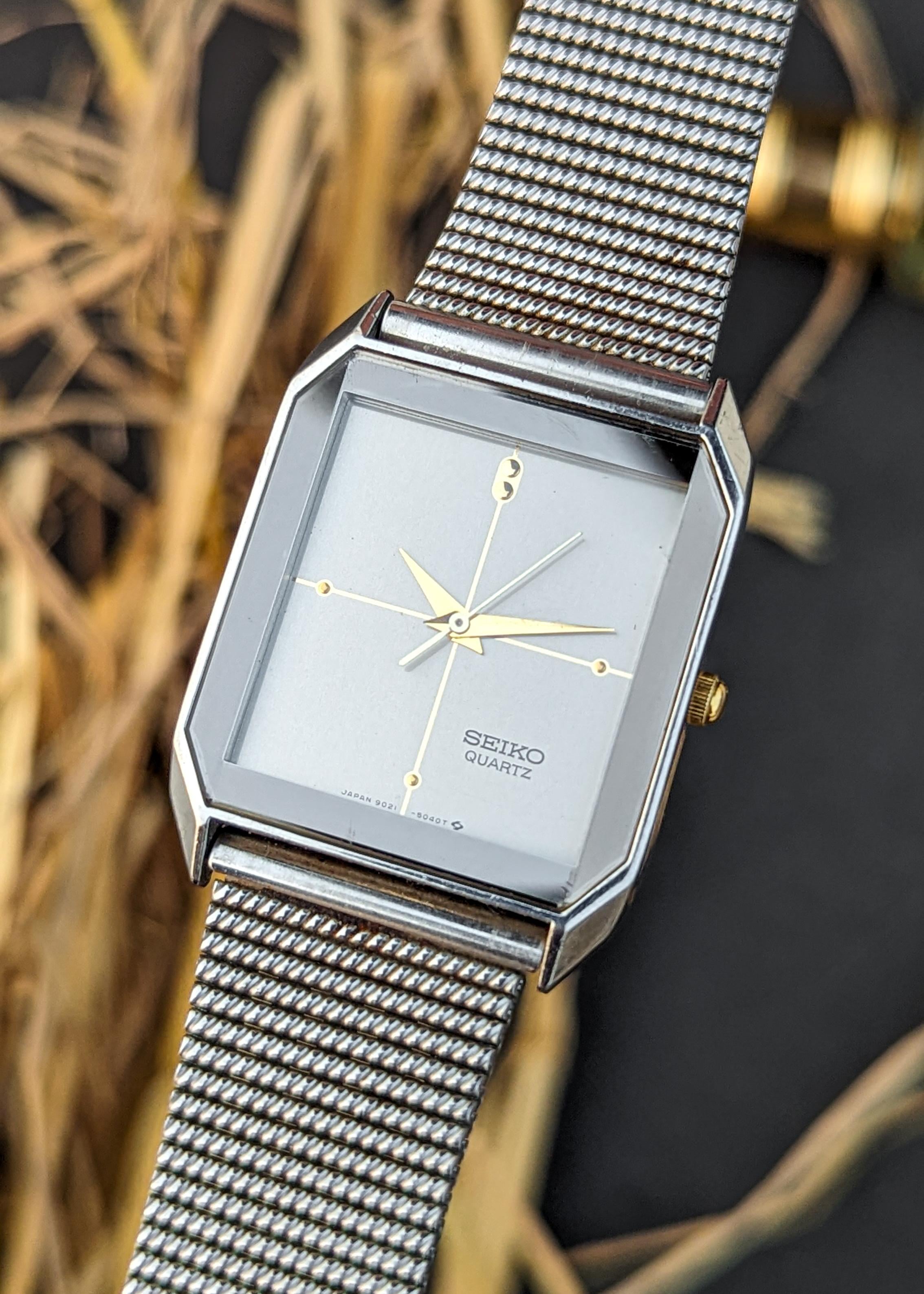 WTS] Vintage JDM SEIKO - 9021-5030 // Tank shape quartz //- 129