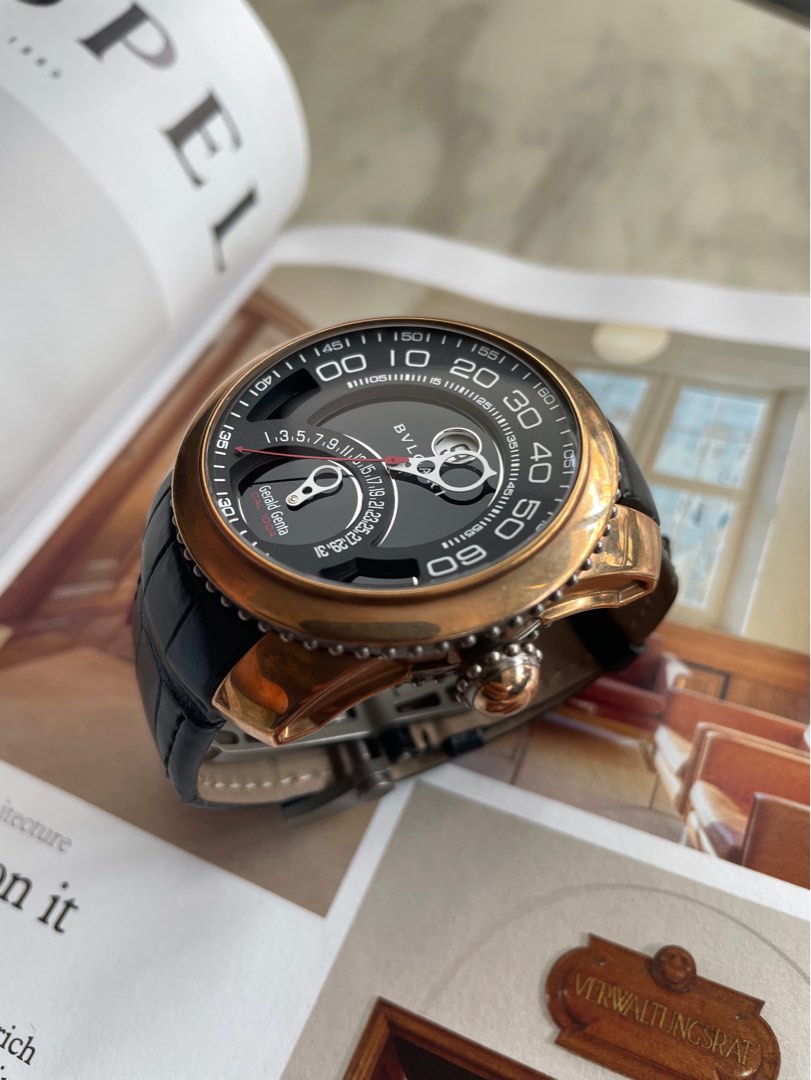 Bulgari Gerald Genta Gefica Bi Retro Bronze WatchCharts Marketplace