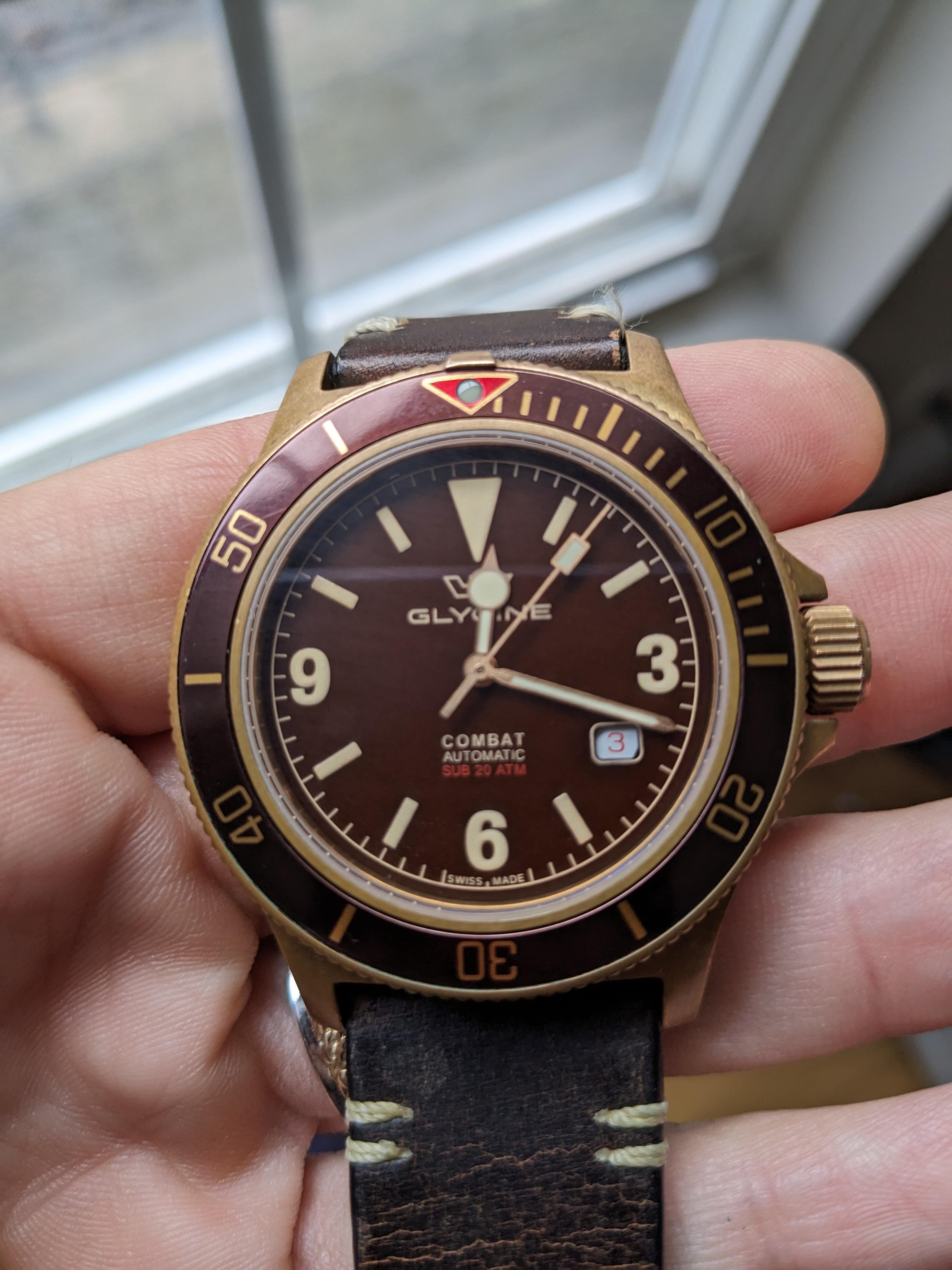 WTS Glycine GL0267 Combat Sub Bronze Mass drop Edition