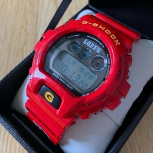 CASIO G-SHOCK ONE PIECE MONKEY D LUFFY FIRE RED DW-6900 JAPAN