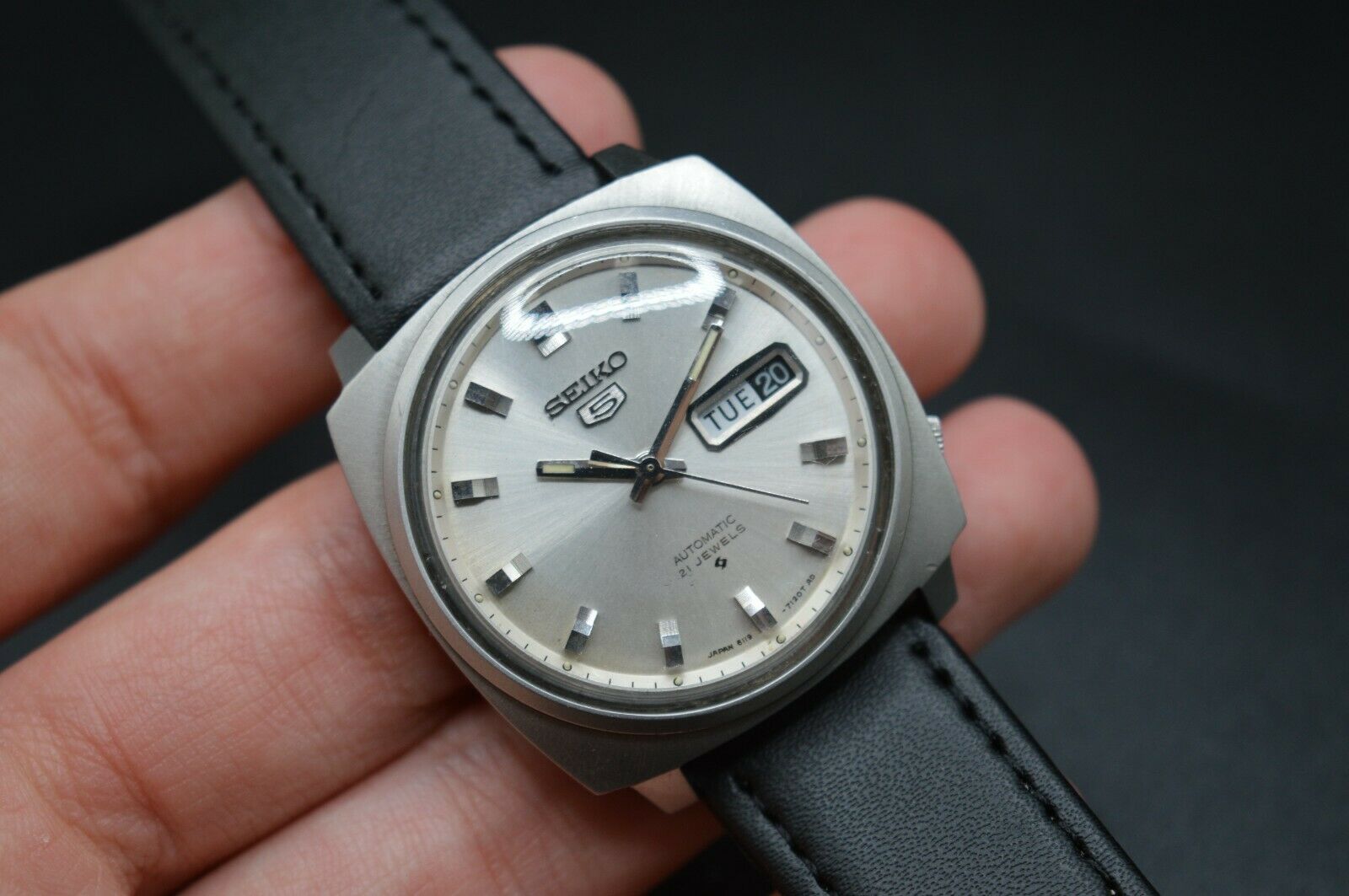御成約　[2975] December 1978 Vintage Seiko 6119 7140 Automatic Leather