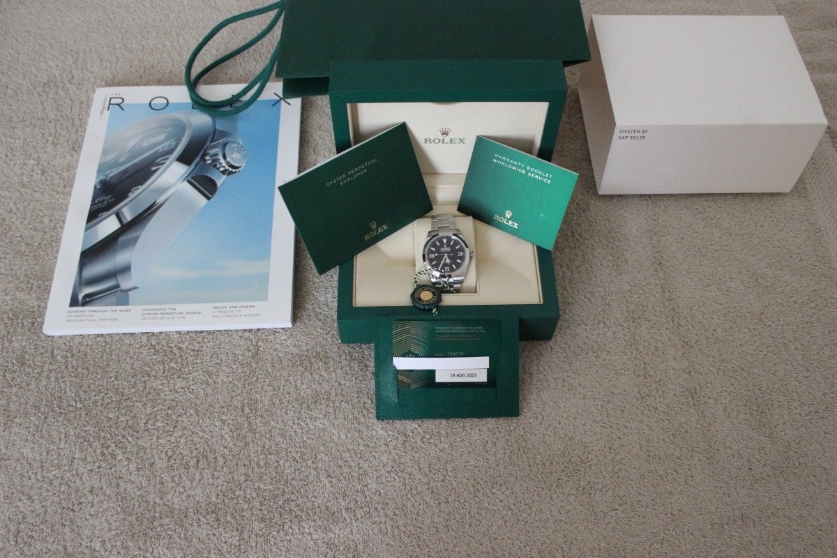 Rolex 40mm Explorer 1 model 224270 New Unworn Unsized WatchCharts