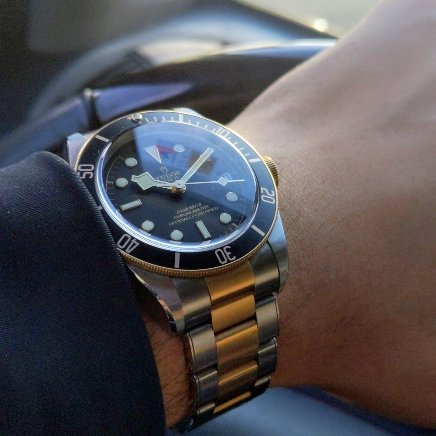 tudor heritage black bay s&g 79733n