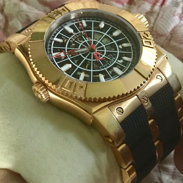Montre Homme Renato Cyclops - Mouvement Suisse 22J - Cadran Très Joli - Occasion