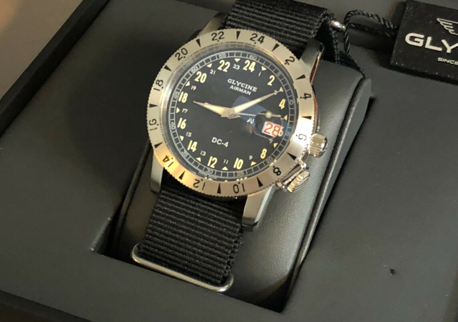 Pre-Invicta” Glycine Airman DC-4 DC4 PURIST GL0072 1953 Pilot 