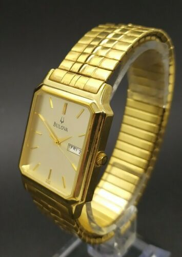 Bulova 97C28 Gold Tone Men's Quartz Watch | WatchCharts