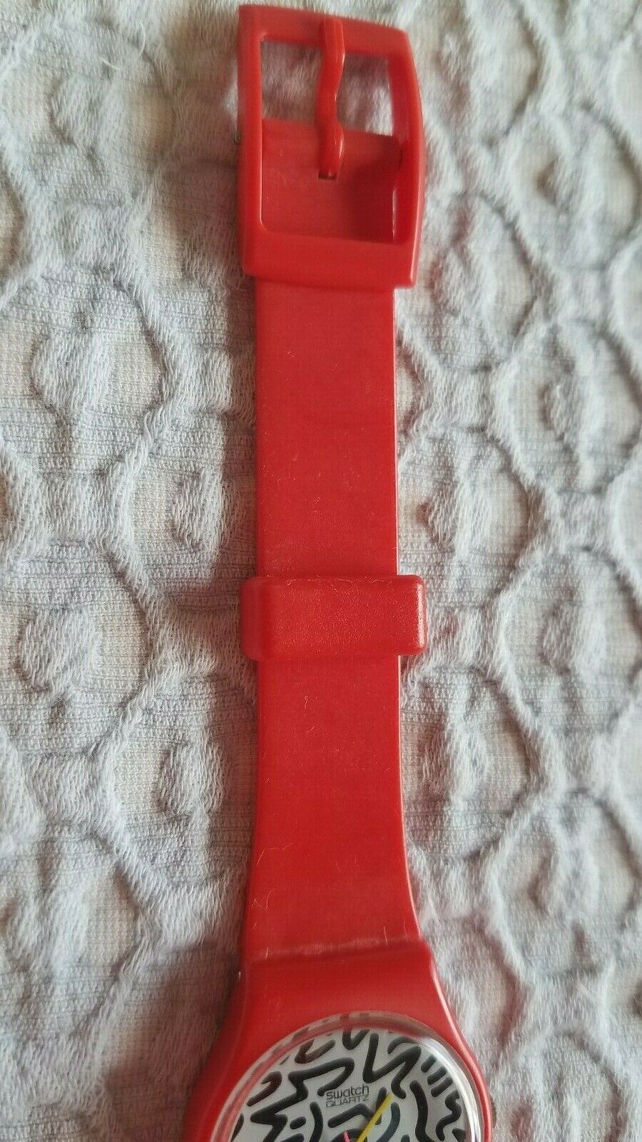 Vintage Swatch Watch 1984 Squiggly LR104 Ladies Quiggly