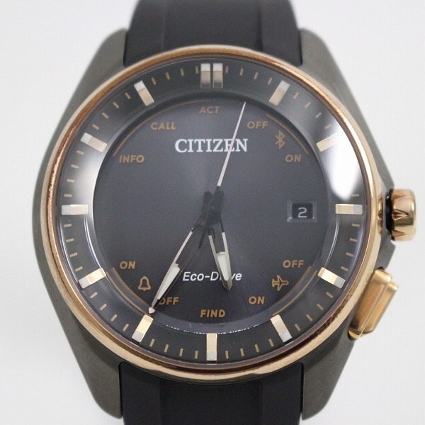 [Used] Citizen Eco-Drive Bluetooth Smart Watch Black x Pink Gold GP ...