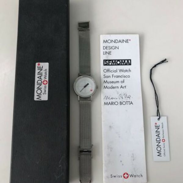 Mondaine Design Line Mario Botta limited edition SFMOMA A660