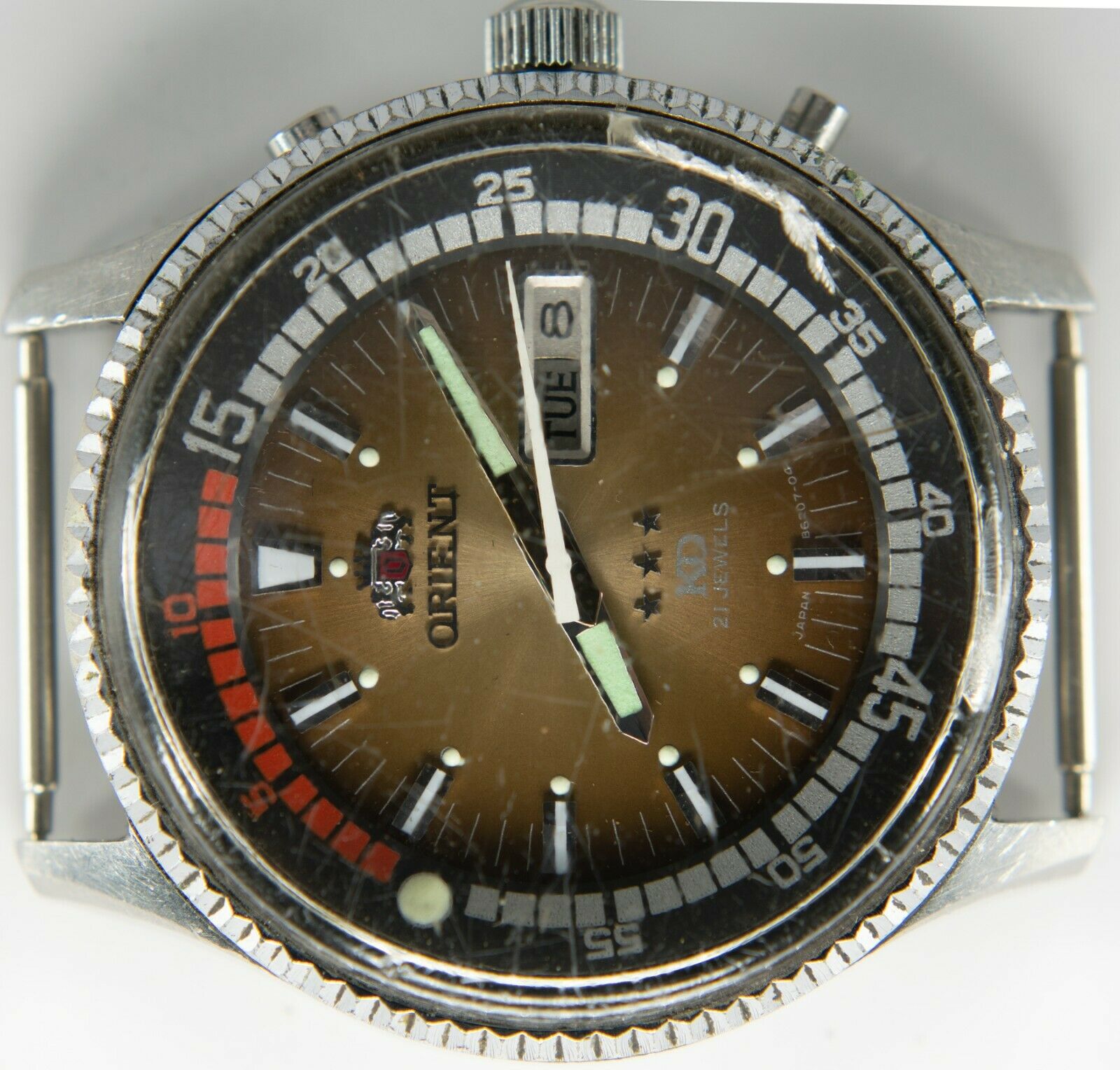 Orient King Diver Day Date Sub 40 Mt, 1980 - Vecchio E Bello - Foto 6