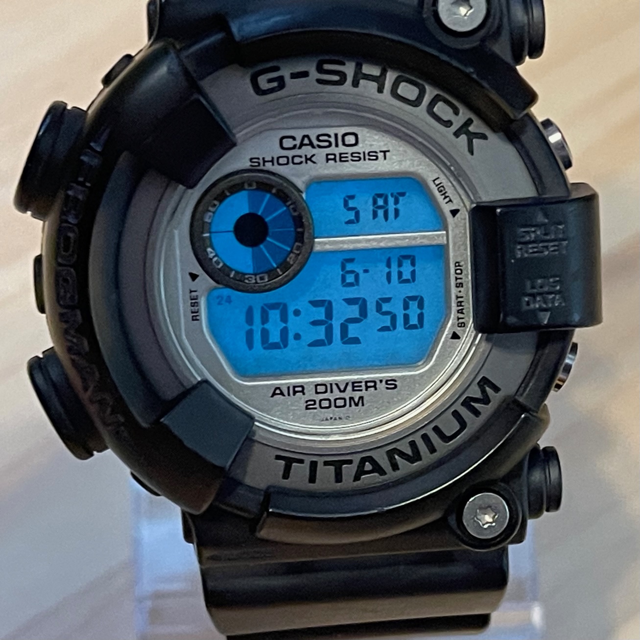 WTS] Casio G-Shock DW-8200WC-7AT Frogman Black Titanium Custom