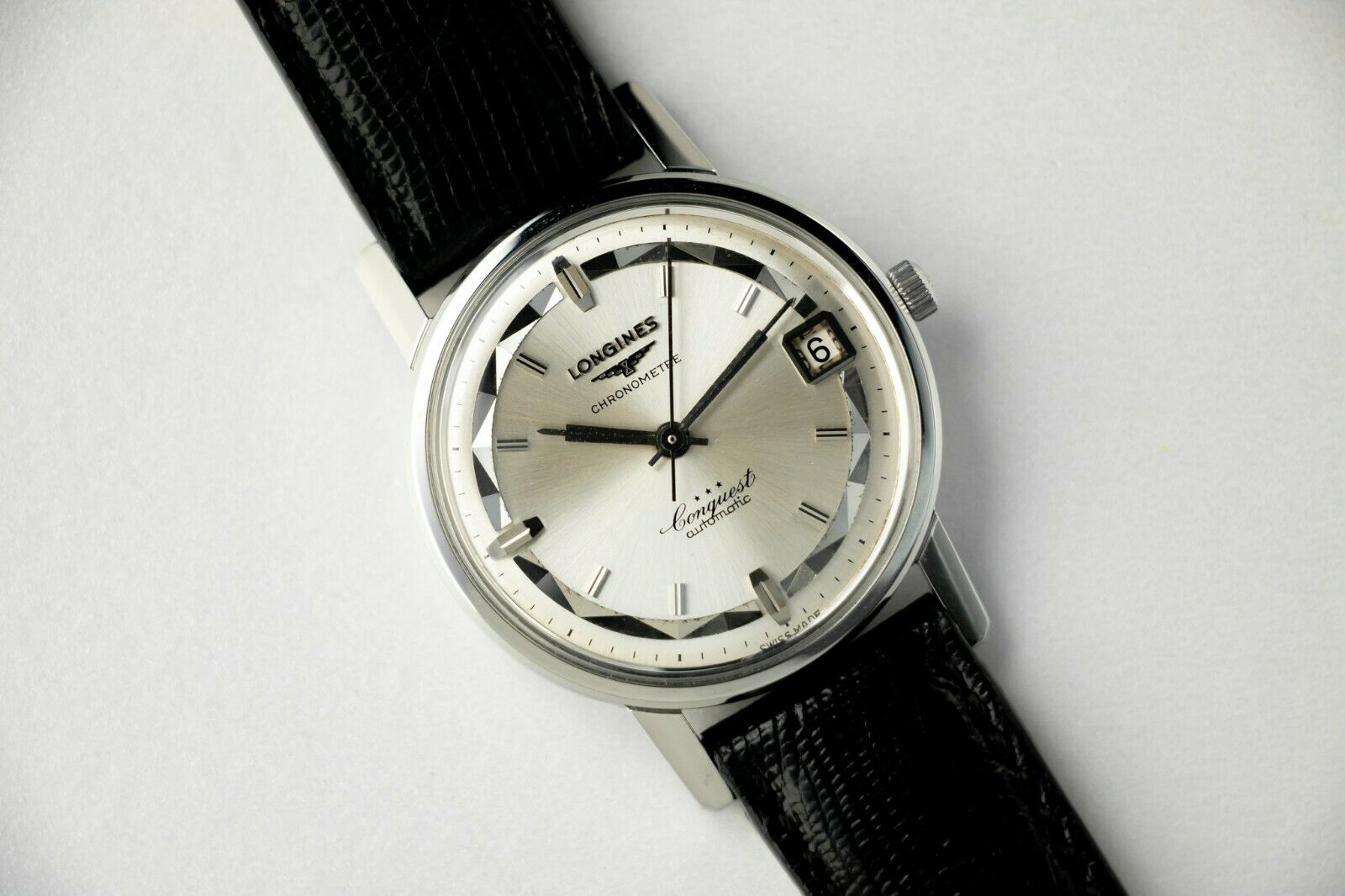 1965 LONGINES CONQUEST CHRONOMETER REF. 9024 STEEL Vintage Watch