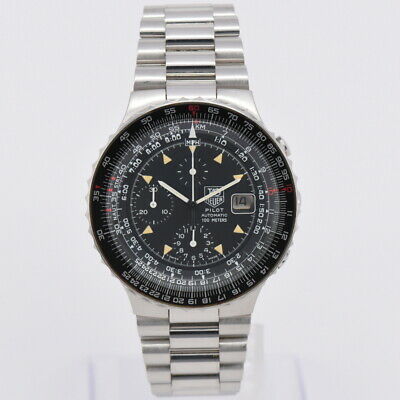 Auth TAG Heuer Pilot 130-206-Z Date Black Dial Automatic Men's
