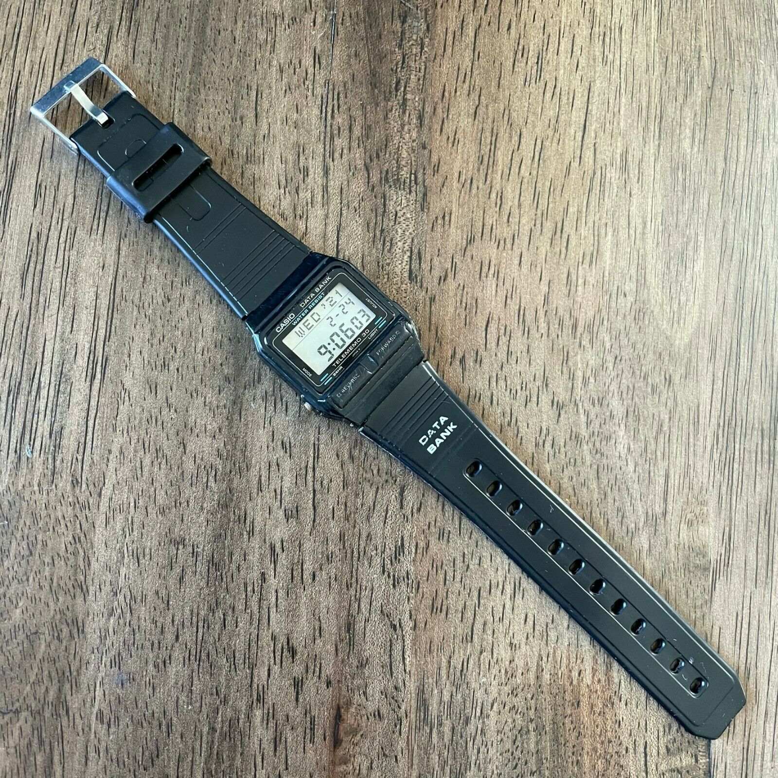 RARE Vintage 1988 Casio DB-30 Digital Data Bank Watch, Made in