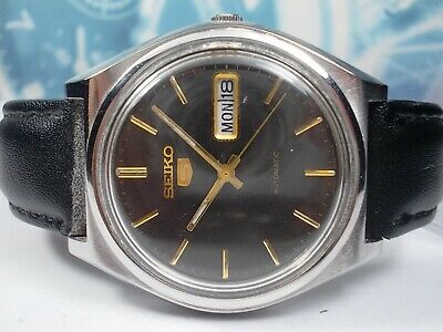 SEIKO 5 DAY DATE AUTOMATIC MENS WATCH 6309 8890 SN 2N2931