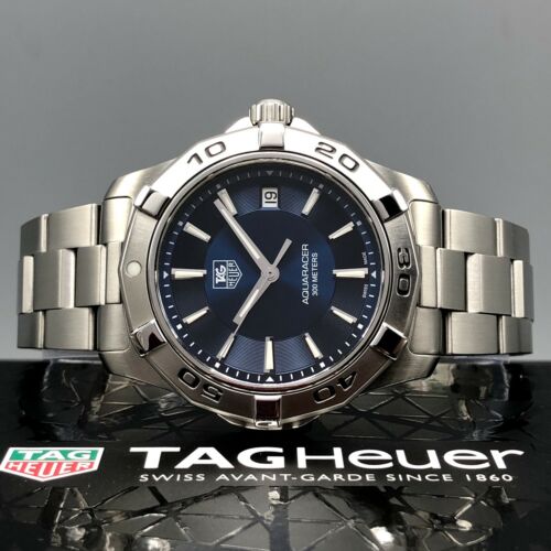 TAG HEUER AQUARACER WAP1112.BA0831 39mm Quartz Divers Watch Blue