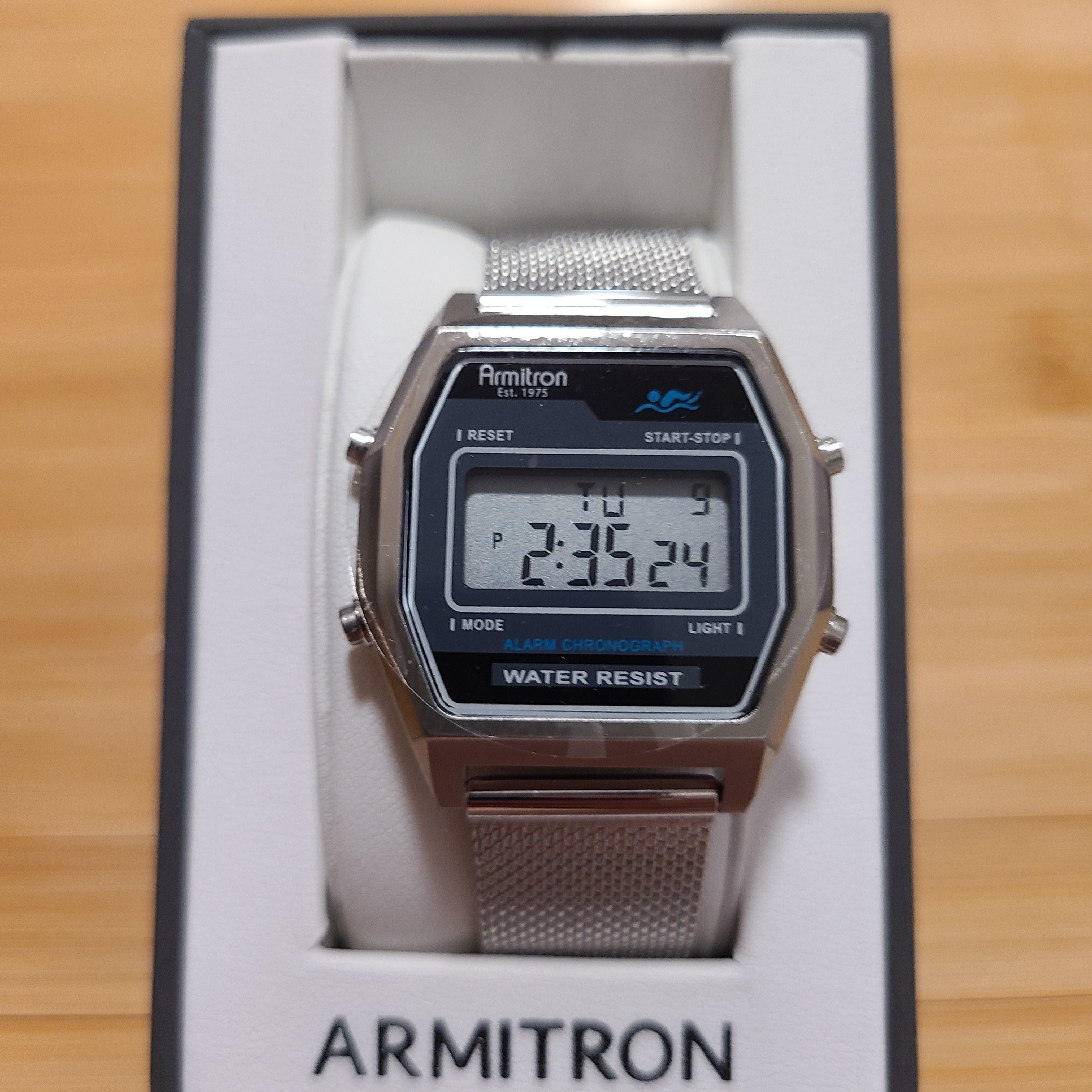 29 USD Armitron digital on mesh WatchCharts Marketplace