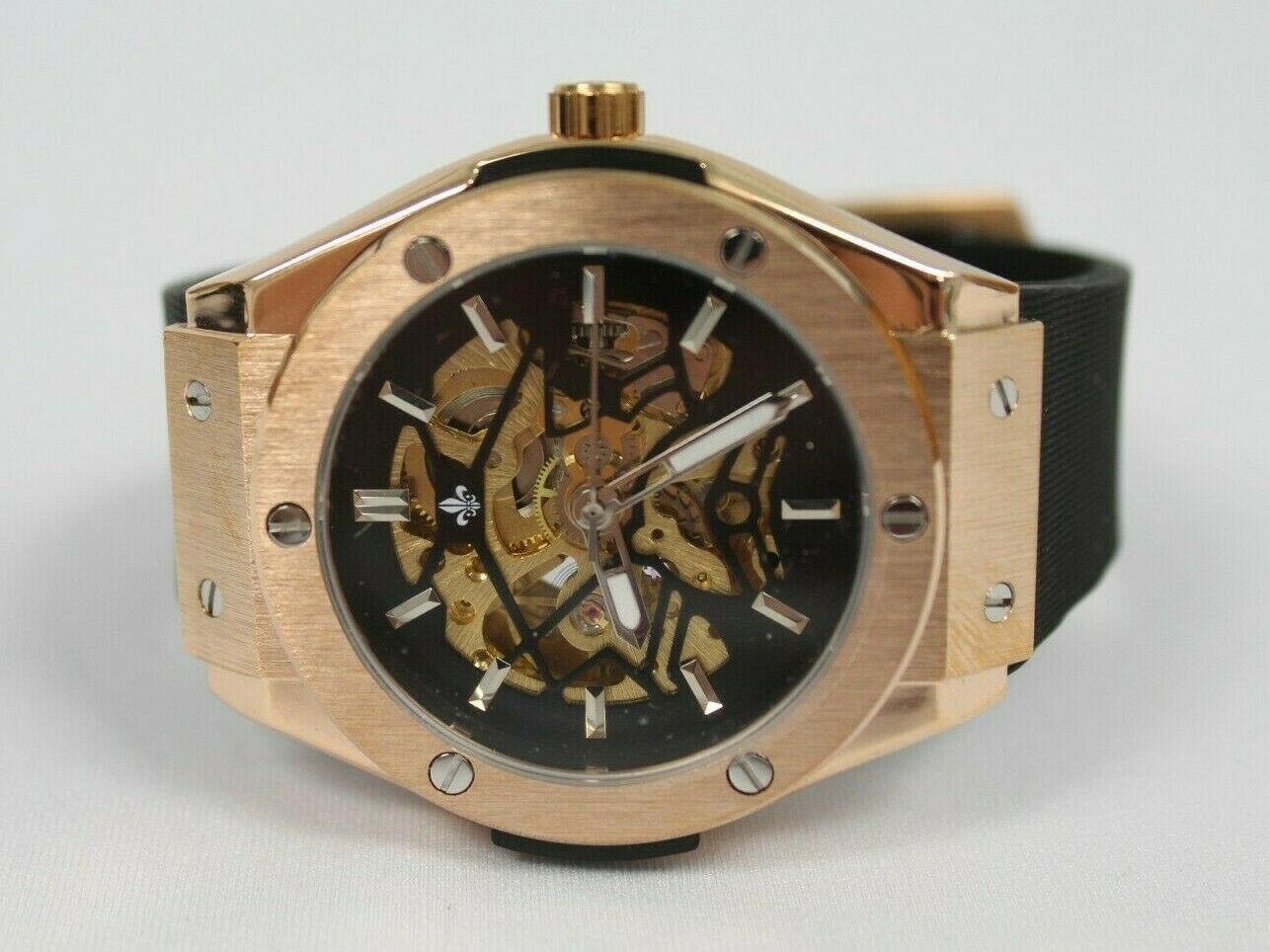 Ralph Christian Men s Prague Skeleton Automatic Wrist Watch