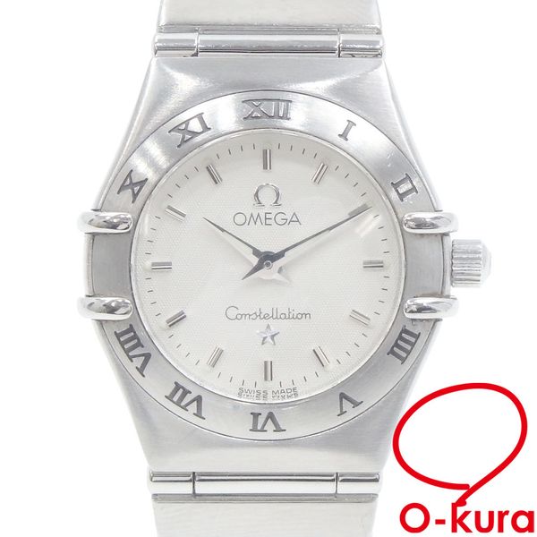 [Used] Omega Watch Constellation Ladies Quartz SS 1562.30 Battery
