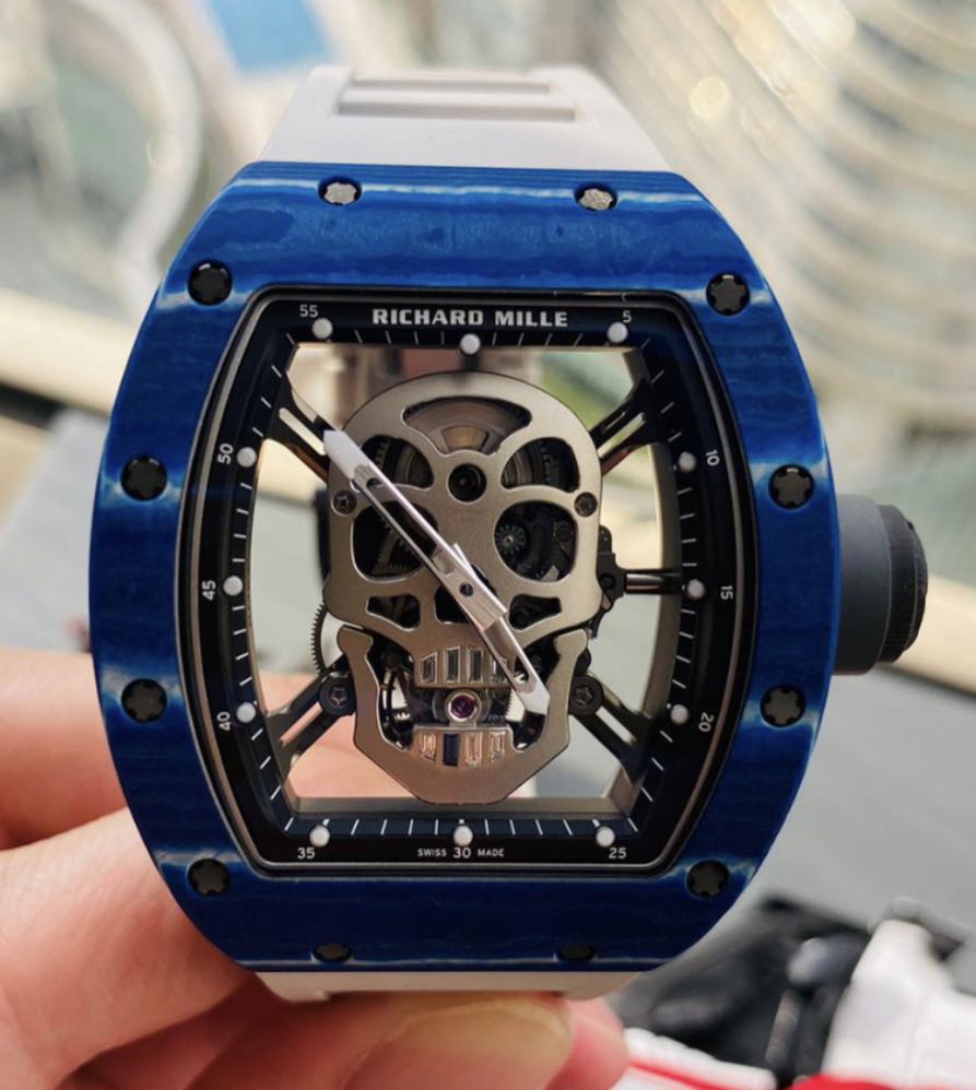 Richard Mille RM 52 01 Tourbillon Blue Skull WatchCharts