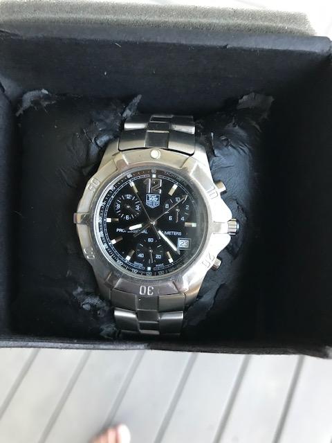 WTS TAG Heuer Professional 2000 Exclusive Black Dial Steel Mens