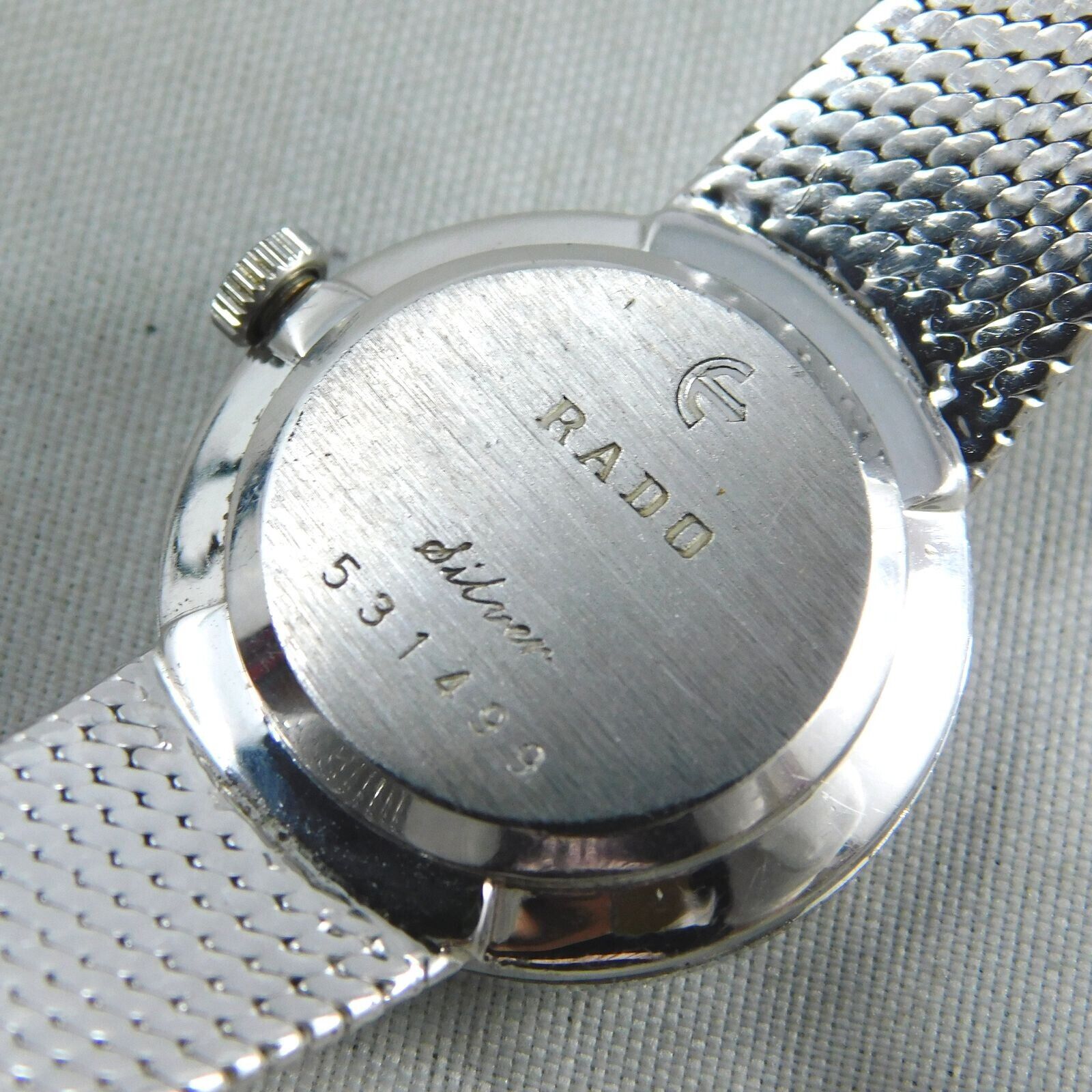 RADO SILVER COLOGNY HAND-WINDING WOMEN'S VINTAGE WATCH SWISS MADE