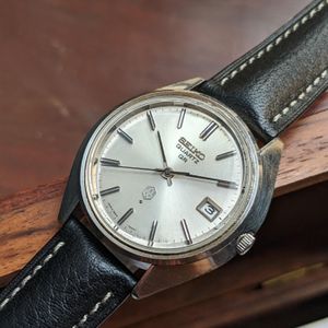 セイコーQR クォーツ3862-7001稼働(訳あり)(F167) VINTAGE SEIKO QR KING QUARTZ 3862-7001 DATE JAPAN MEN'S WATCH
