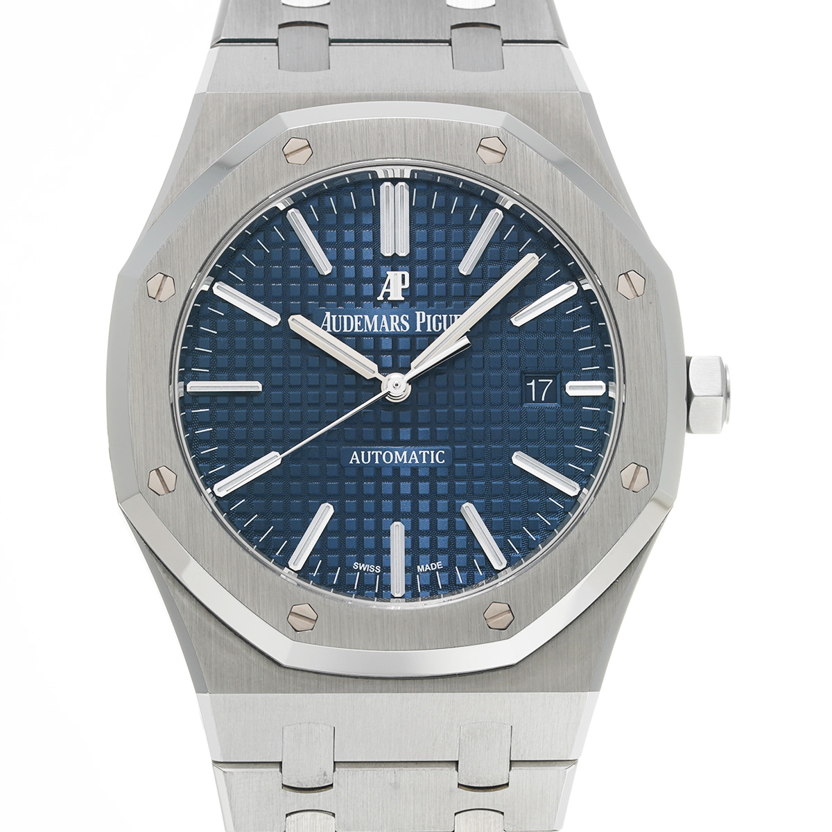 Used Audemars Piguet Royal Oak 15400ST.OO.1220ST.03 Blue Men s