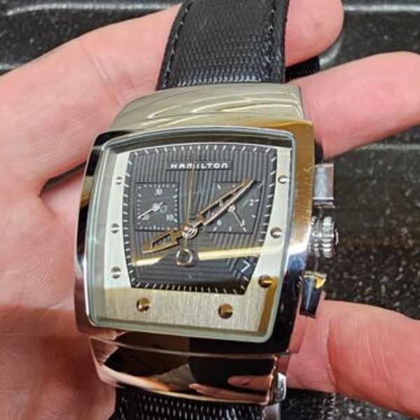 Hamilton Everest Chronograph Watch 6333 Asymmetric Case Original