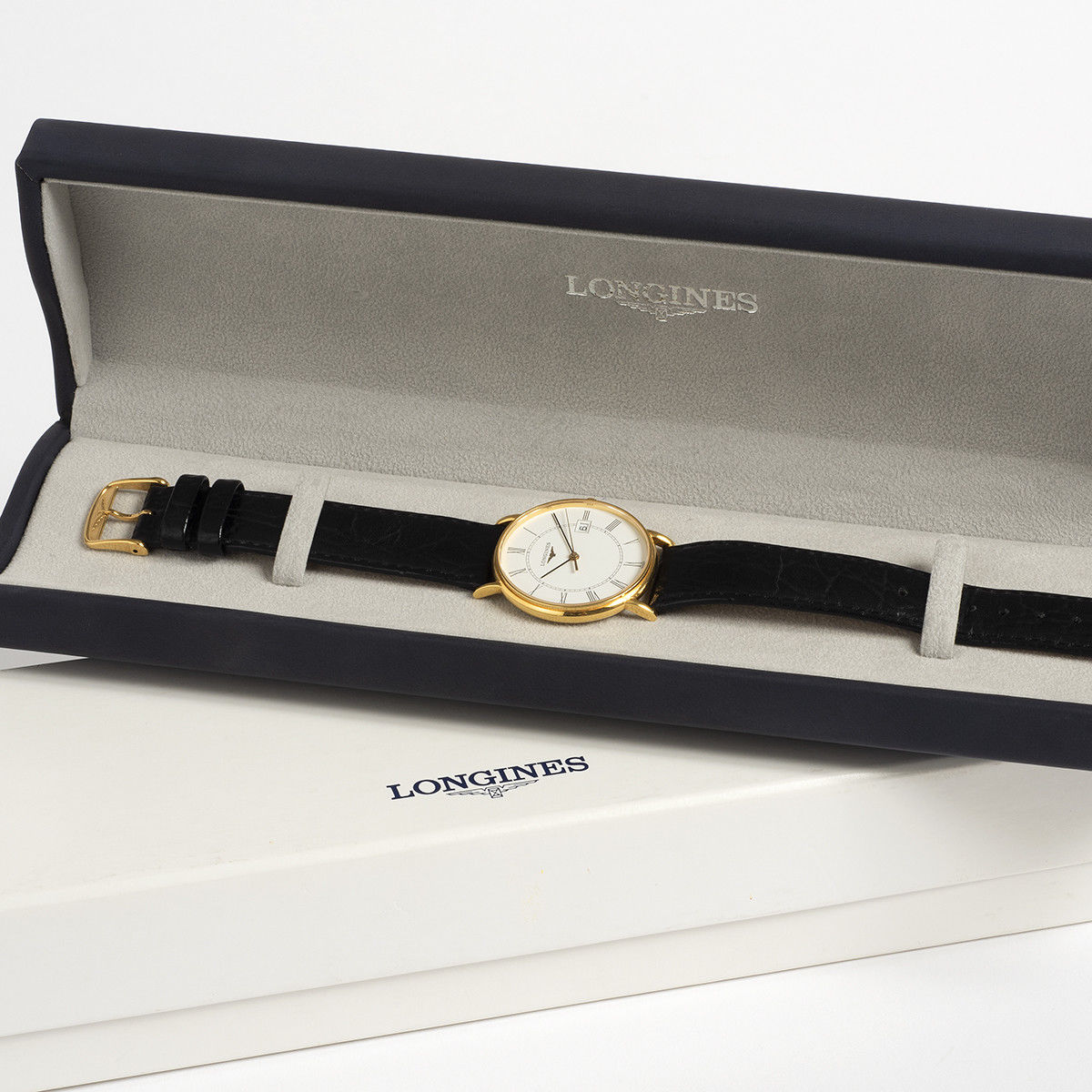 Longines Presence dress watch reference L47436 18K Yellow Gold