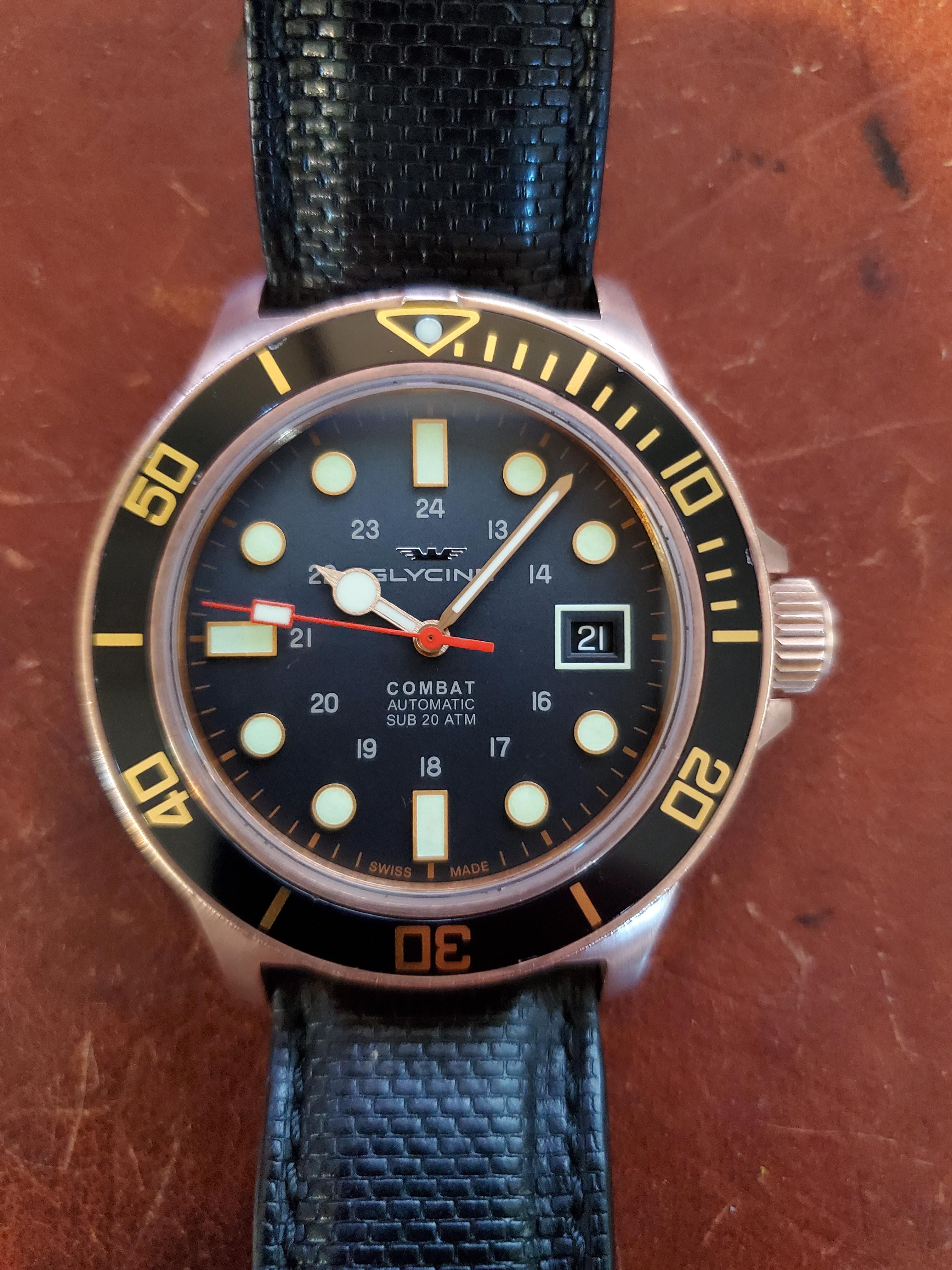 FS Glycine Combat Sub Bronze GL0187 WatchCharts