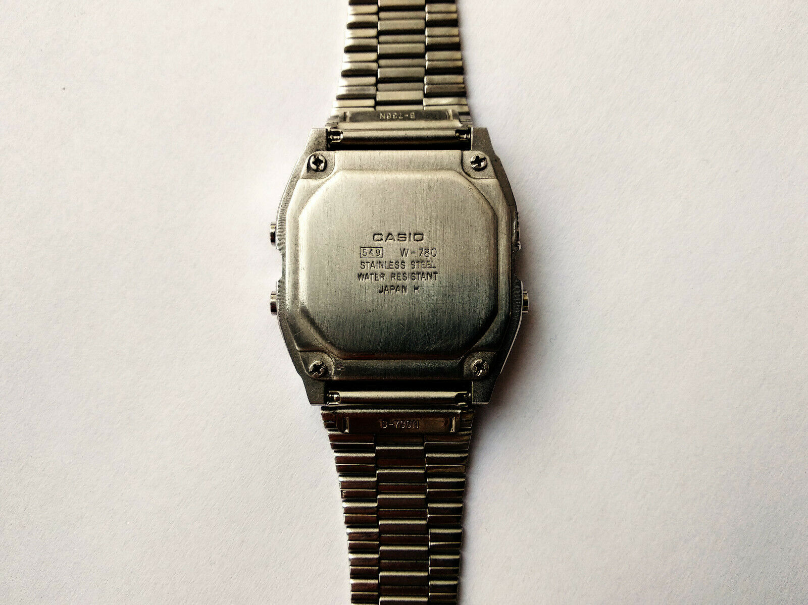 CASIO W - 780 Japan digital men's watch. Lithium alarm chrono