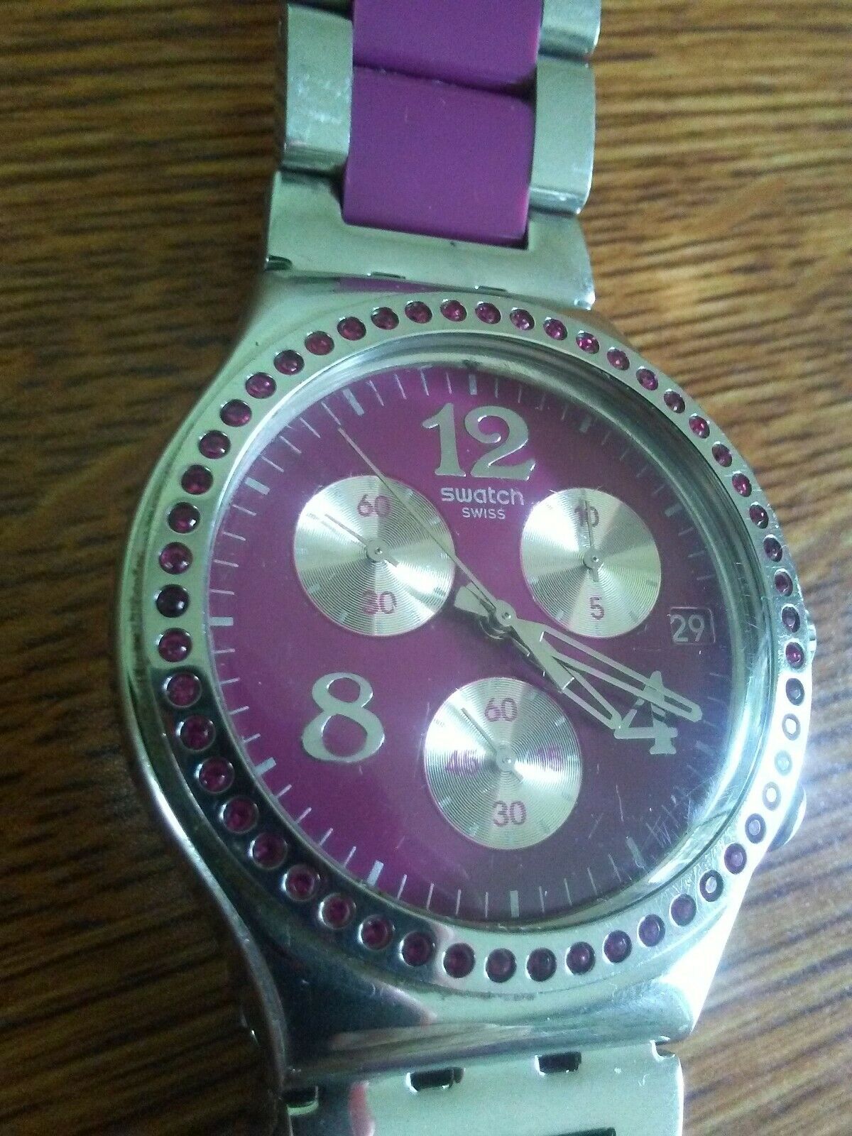 Swatch Irony Watch - Secret Thought Raspberry (Purple) | WatchCharts