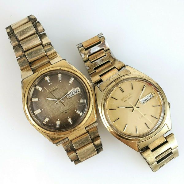 Vintage Seiko 6309-7159 / 6309-8049 17 Jewels Automatic Watch Lot Parts  /Restore | WatchCharts