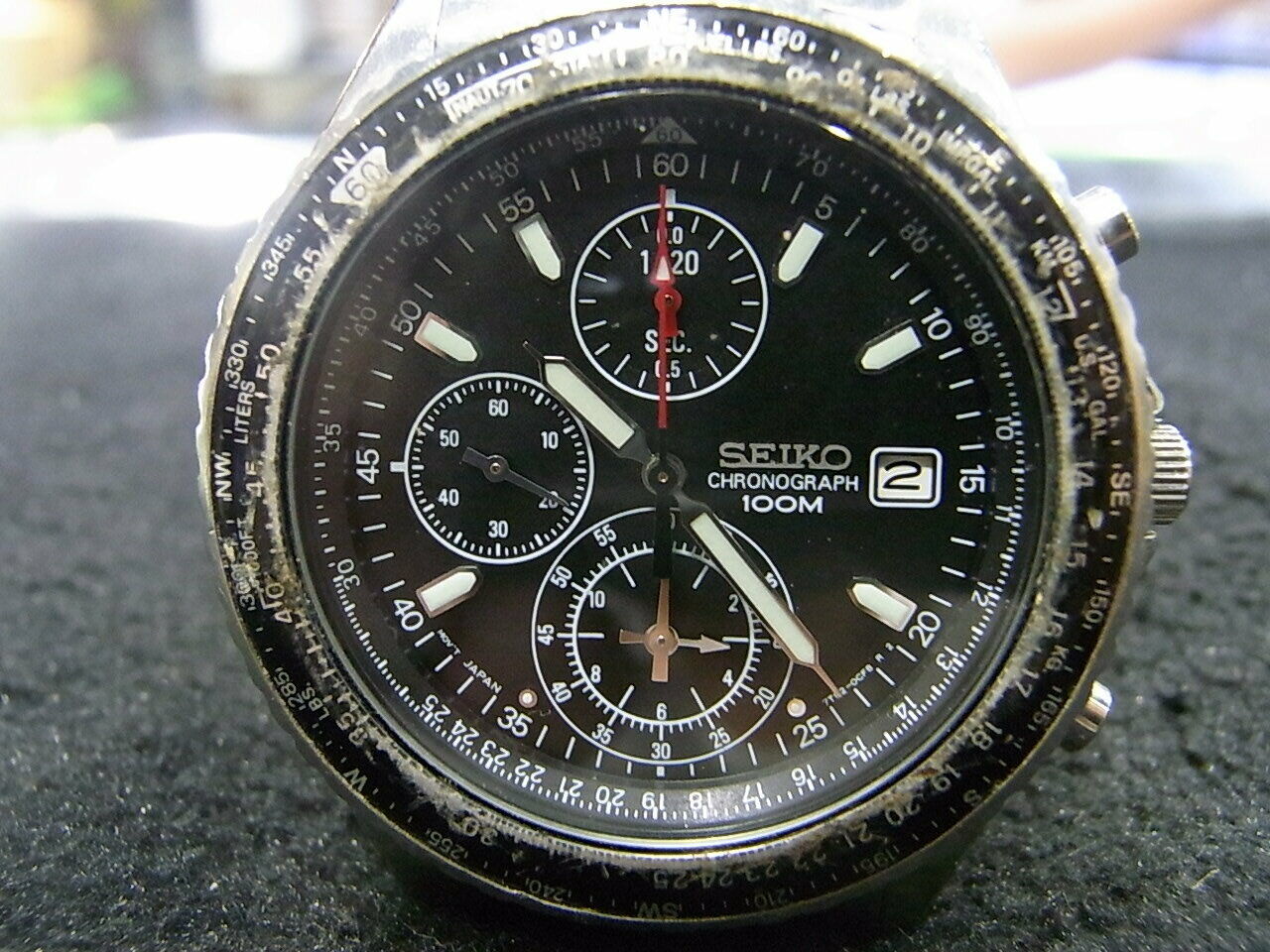 All Original Vintage SEIKO Man's Chronograph 100M Diver Watch | WatchCharts