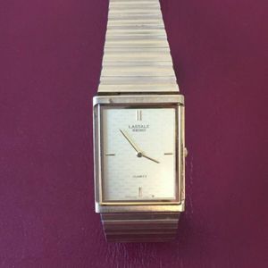 1983 Seiko Lassale 8420 6709 Man's Watch +Original Lassale Band New Battery  Runs | WatchCharts