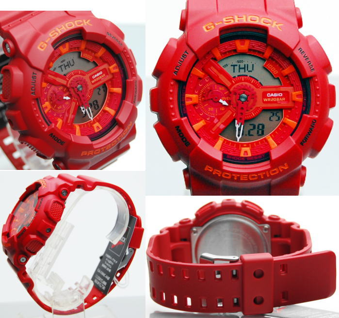 FS CASIO G SHOCK GA 110AC 4 RED AND BLUE SERIES NEW WatchCharts Marketplace