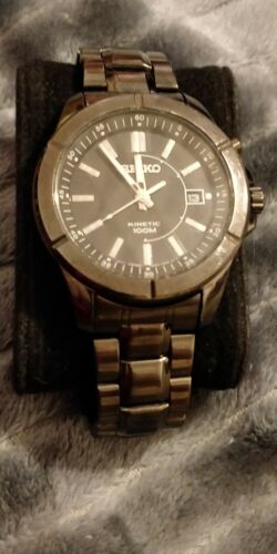 Seiko Kinetic Mens Watch 100M Model 5M62 0DA0 WatchCharts