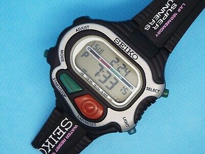 RARE VINTAGE DIGITAL WATCH SEIKO SUPER RUNNERS S640-4000 LCD RETRO |  WatchCharts Marketplace