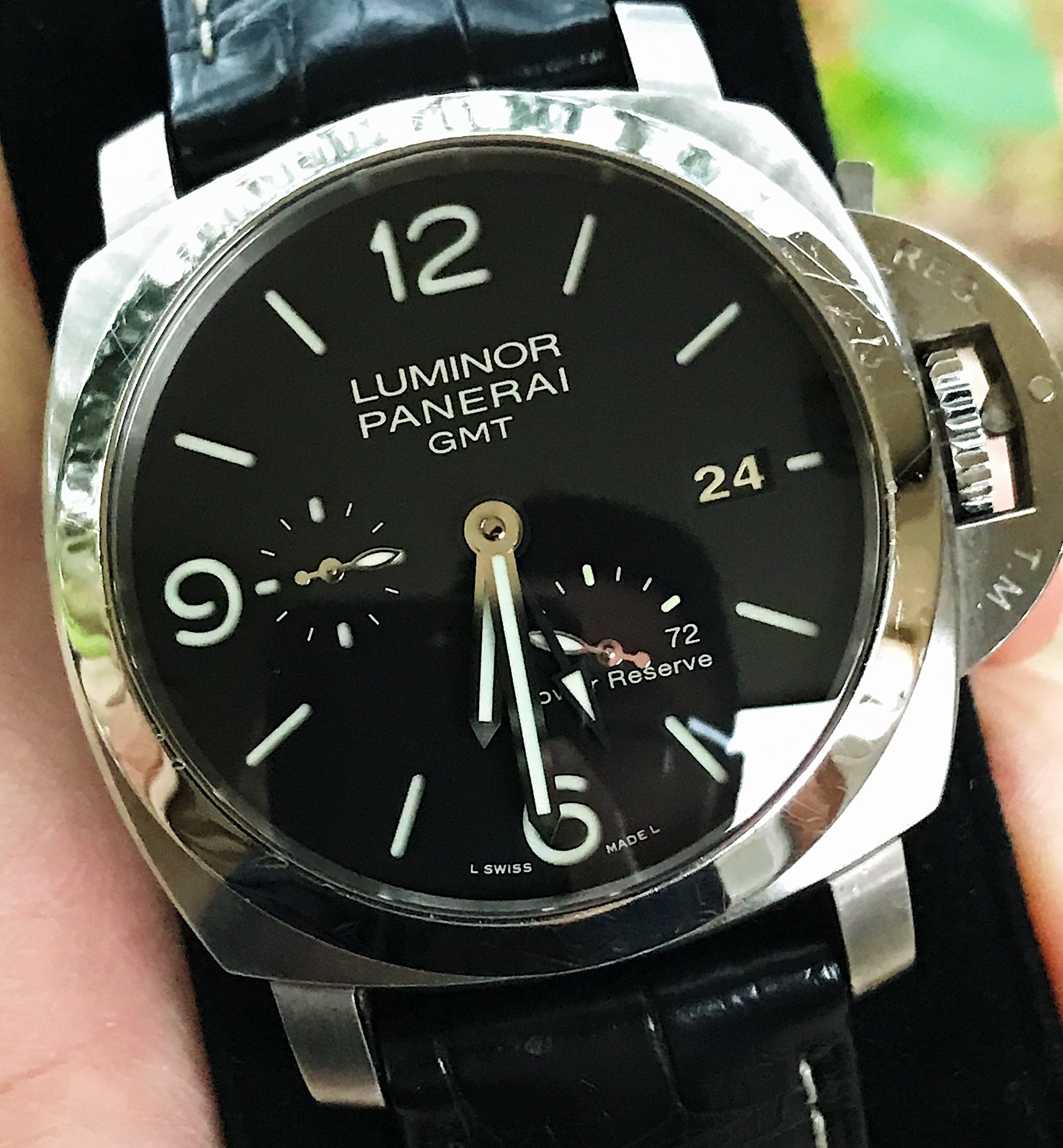 5 450 USD FS Panerai Luminor 1950 3 Days GMT Power Reserve Pam