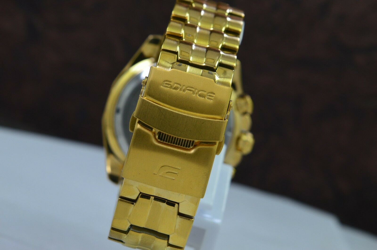 Casio edifice wr100m gold on sale price