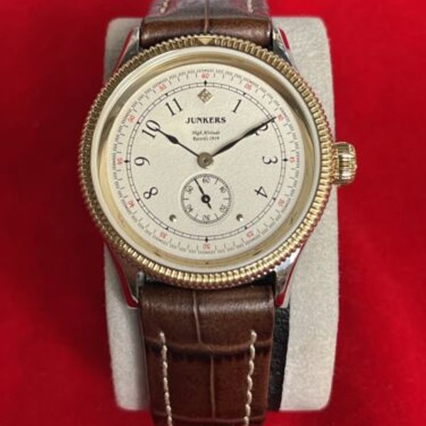 Junkers Men's Watch 6531/1143 Case Cover Print Lufthansa F13 D-321
