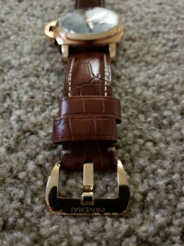 Panerai Luminor GMT 8 Days Reserve OP6842 Back Case Glass Cracked