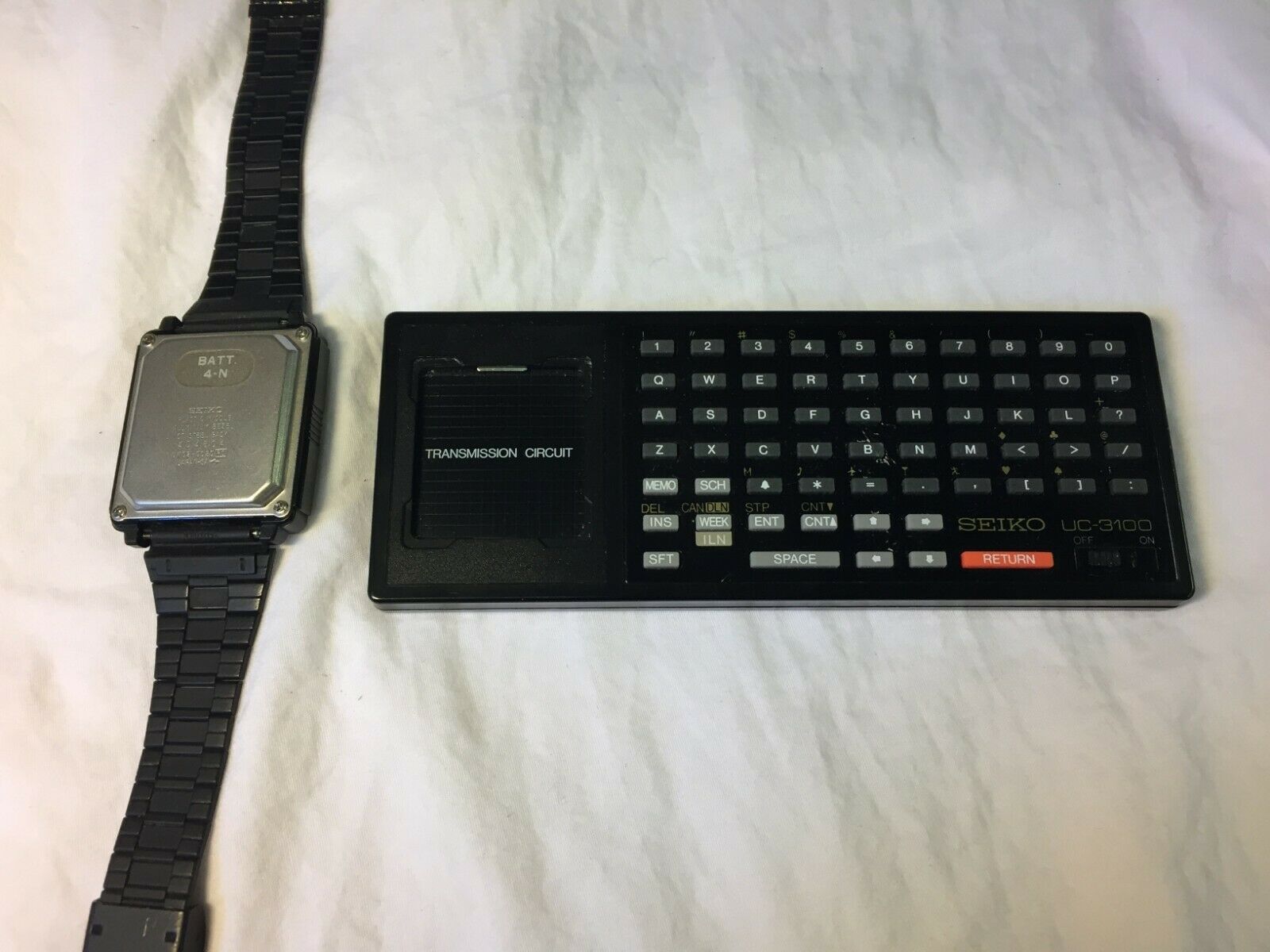 Seiko UC-3000 & UC-3100 Wrist Computer Vintage Digital Watch