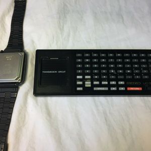 Seiko UC-3000 & UC-3100 Wrist Computer Vintage Digital Watch