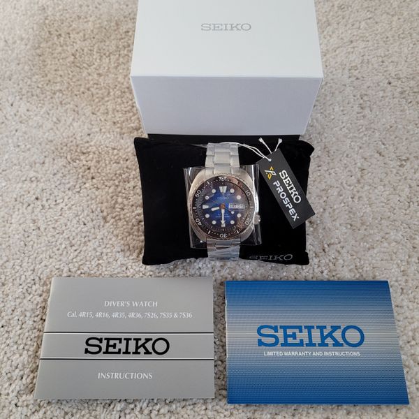 FS: Seiko SRPE39 MANTA RAY KING TURTLE SAVE THE OCEAN SPECIAL EDITION ...