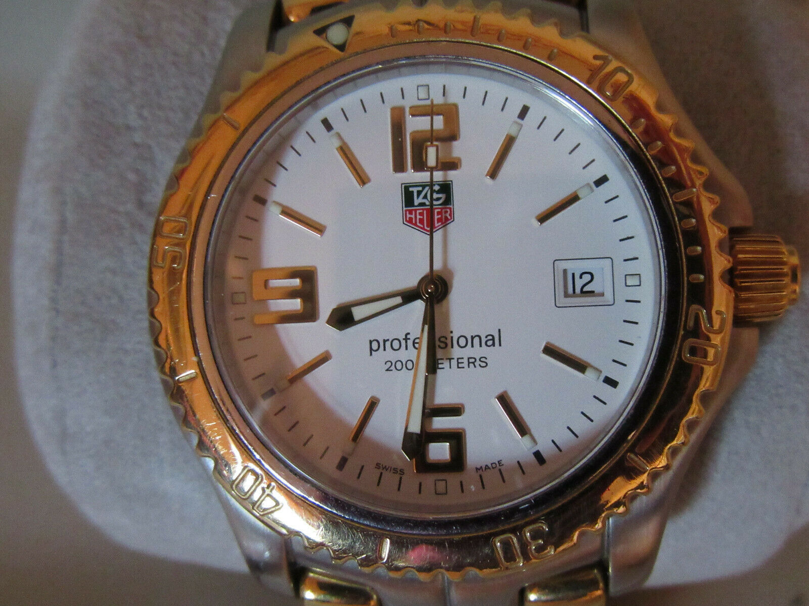 Tag Heuer Professional WT1150 Stainless Steel 18K Gold Men s