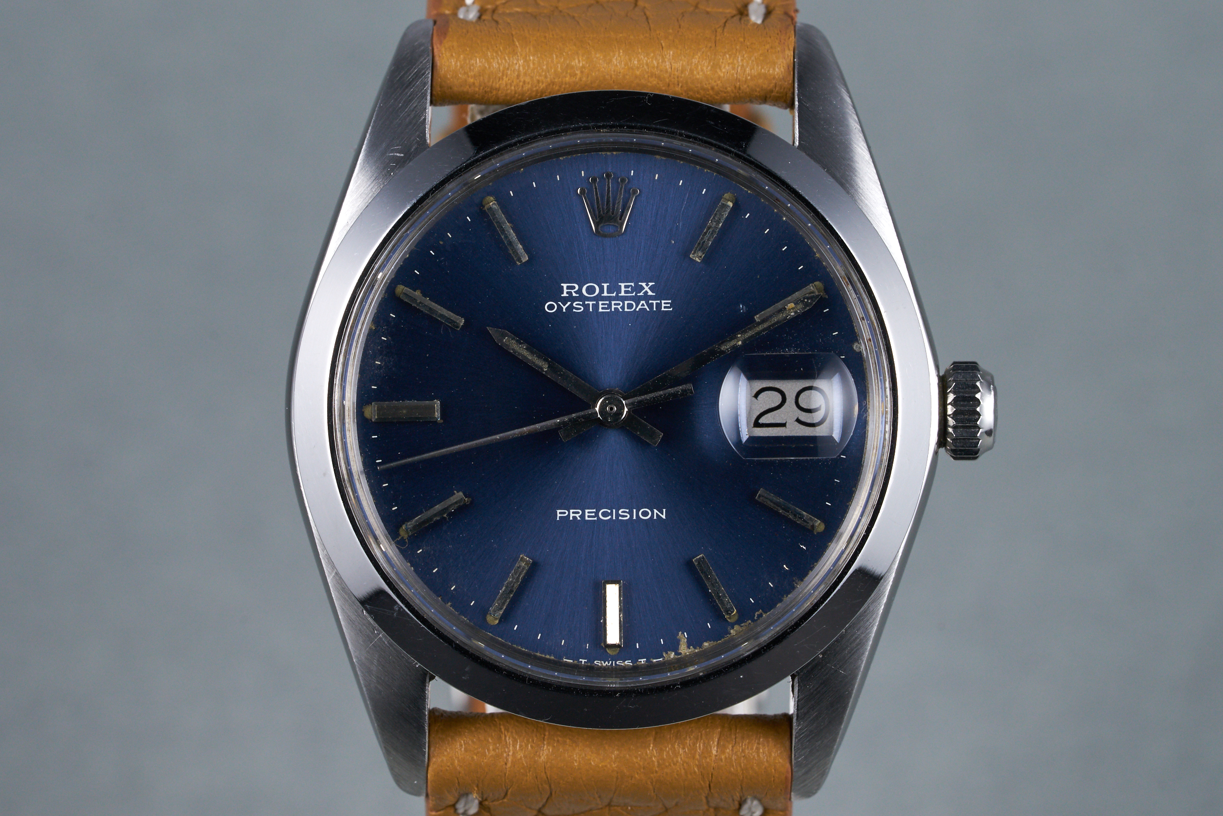 Rolex 6694 best sale blue dial