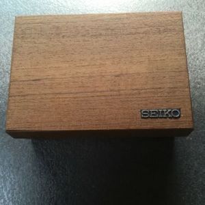 Seiko Quartz Original Wooden Watch Box Excellent Condition (box Only)  K-BMO7 | WatchCharts