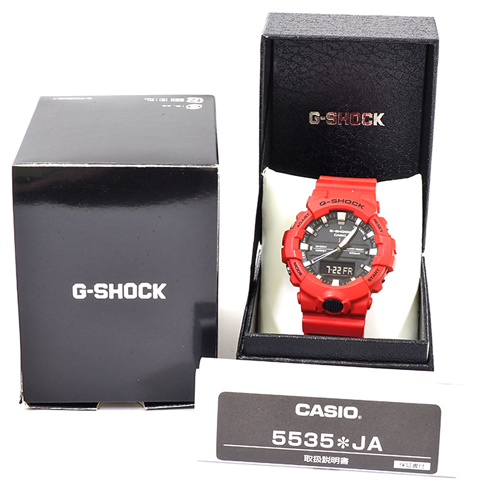 N [CASIO] Casio G-SHOCK Quartz Watch GA-800-4AJF Red x Black Dial Resin  Men's Popular Working Items Everyday Use Multifunctional Sports Red  Accessories Available Free Shipping Watch Special Price ☆ Nasu Shiobara  Store